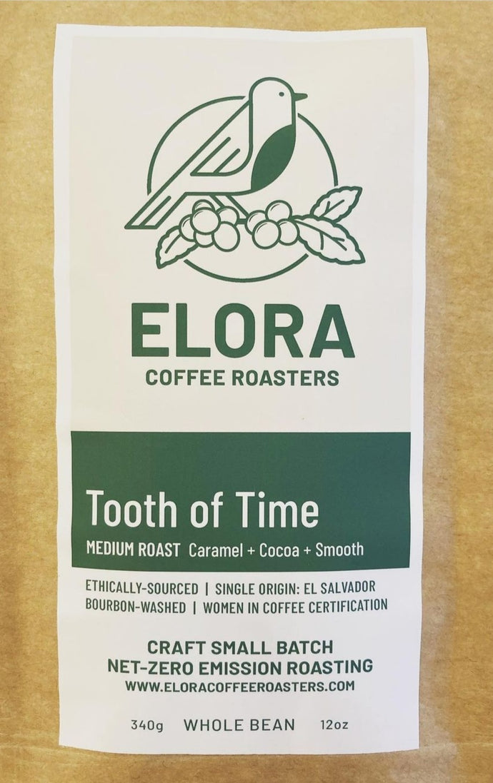 Elora Coffee Roasters - Tooth of Time - 12oz - Whole Bean - (Medium Roast)