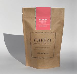 CAFE O (Kitchener) - Bolivia - Dark Roast - 1LB - Whole Bean