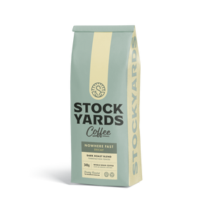 Stockyards Coffee Co. (Kitchener) - Nowhere Fast DECAF- 340g - (Dark Roast)- Whole Bean