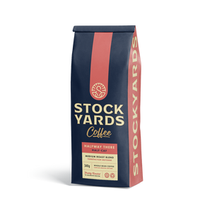 Stockyards Coffee Co. (Kitchener) - Half-Way There (Half-Caf) - 340g -  (Medium) - Whole Bean ***NEW****